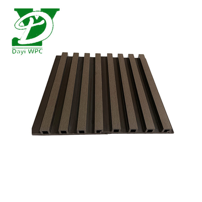 सजावटी लकड़ी प्लास्टिक कम्पोजिट दीवार पैनल Wpc मुखौटा आवरण 219x26mm