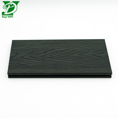 3 डी गहरी उभरा हुआ खोखला WPC डेकिंग आउटडोर 140mx23mmx2900mm आकार